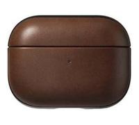 Coque pour Airpods Pro 2 Modern Leather Robuste avec Point d'Attache Marron