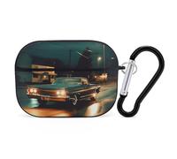 Coque pour AirPods Pro 2e génération, coque de protection rigide antichoc pour iPod Pro 2 avec porte-clés pour filles, femmes et hommes