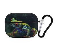 Coque pour AirPods Pro 2e génération, grenouille d'arbre pour AirPods Pro 2 - Coque de protection rigide antichoc avec porte-clés pour filles, femmes et hommes