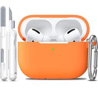 Coque Pour Airpods Pro 2Ème/1Ère Génération Avec Kit De Nettoyage, Protection Complète En Silicone Pour Apple Airpods Pro 2023/2022/2019, Étui De Chargement [Led Avant Visible],Ora[CAS6215380]