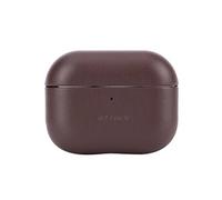 Coque pour AirPods Pro 3 en Cuir Design Elégant Série Aircase Marron