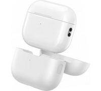 Coque pour AirPods Pro 3 en Silicone Anti-rayures Compatible Recharge sans fil BigBen Blanc