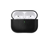 Coque pour AirPods Pro 3 Modèle Modern Leather Antichoc Noir
