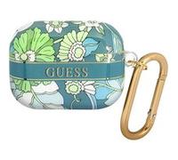 Coque pour AirPods Pro avec Mousqueton Design Floral Délicat Multicolore