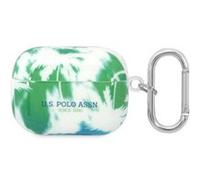 Coque pour Airpods Pro Palm Anti-choc en Silicone U.S Polo Vert G