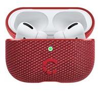 Coque pour Airpods Pro Tekview en Tissu Antidérapant Anti-Choc CYGNETT Rouge G