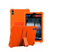 Coque pour Alldocube iplay70 Mini Pro 8.4 Pouces,daunke Silicone Souple,avec Support Rabattable,Légère aux Chocs,Anti-Rayures,Protection complète,Orange