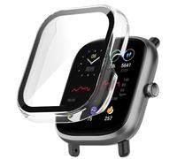 Coque pour Amazfit Bip U Pro/U, Dur PC Housse Case mit Glas de Protection D'écran, Anti-Rayures, Anti-poussière, Cover Étui pour Amazfit Pop Pro/Pop