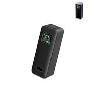 Coque pour Anker Prime Power Bank 27650 mAh 3 ports 250 W, coque de protection en silicone pour batterie externe Anker Prime - Lavable à plusieurs reprises - Protection tout compris (noir)