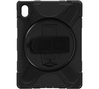 Akashi Coque antichoc pour iPad A16 10,9 (2022) Rigide avec bandoulière, poignée et support Noir