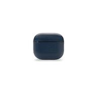 Coque pour Apple AirPods 3 en Cuir Véritable Decoded Bleu marine