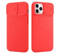 Coque pour Apple iPhone 11 PRO en MAT ROUGE Housse de protection Étui en silicone TPU flexible et avec protection pour appareil photo
