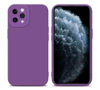 Coque pour Apple iPhone 11 PRO en FLUID VIOLET MAT Housse de protection Étui en silicone TPU flexible
