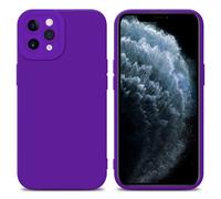 Coque pour Apple iPhone 11 PRO en FLUID VIOLET FONCÉ Housse de protection Étui en silicone TPU flexible