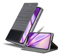 Coque pour Apple iPhone 11 PRO MAX en GRIS NOIR Housse de protection Étui avec fermeture magnétique, fonction de support et compartiment pour carte