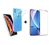 Coque pour APPLE IPHONE 11 (Taille 6.1"") AVEC Verre Trempé 4D, Protection Ecran Vitre Film Couverture Complète.