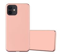 Coque pour Apple iPhone 12 / 12 PRO en METALLIC OR ROSE Hard Case Housse de protection Étui d'aspect métallique contre les rayures et les chocs