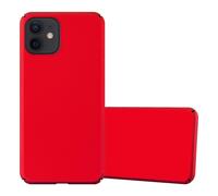 Coque pour Apple iPhone 12 / 12 PRO en METALLIC ROUGE Hard Case Housse de protection Étui d'aspect métallique contre les rayures et les chocs
