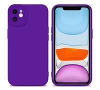 Coque pour Apple iPhone 12 en FLUID VIOLET FONCÉ Housse de protection Étui en silicone TPU flexible
