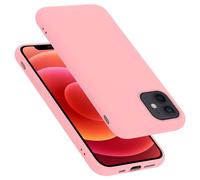 Coque pour Apple iPhone 12 MINI en LIQUID PINK Housse de protection Étui en silicone TPU flexible