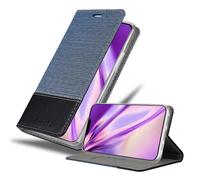 cadorabo Coque pour Apple iPhone 12 Mini (5,4") en Bleu FONCÉ Noir - Housse Protection avec Fermoire Magnétique, Stand Horizontal et Fente Carte - Portefeuille Etui Poche Folio Case Cover