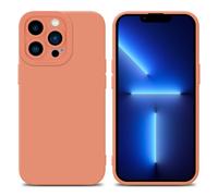 Coque pour Apple iPhone 12 PRO en FLUID ORANGE CLAIR Housse de protection Étui en silicone TPU flexible