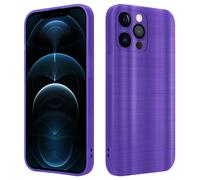 Coque pour Apple iPhone 12 PRO Etui Protection Brossé TPU Cover Case