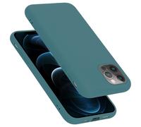 Coque pour Apple iPhone 12 PRO MAX en LIQUID GREEN Housse de protection Étui en silicone TPU flexible