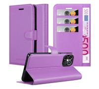 Coque pour Apple iPhone 12 PRO MAX en ORCHIDÉE VIOLETS Housse de protection Étui avec fermeture magnétique, fonction de support et compartiment pour carte