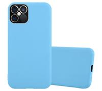 Coque pour Apple iPhone 12 PRO MAX en CANDY BLEU Housse de protection Étui en silicone TPU flexible