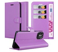 Coque pour Apple iPhone 12 PRO MAX en ORCHIDÉE VIOLETS Housse de protection Étui avec fermeture magnétique, fonction de support et compartiment pour carte