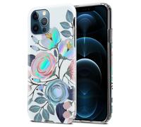 Coque pour Apple iPhone 12 PRO MAX en FLEURS DE PIVOINES Housse de protection Étui en silicone TPU avec motif floral