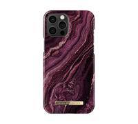 Coque pour Apple iPhone 12 Pro Max Modèle Fashion Case Motif Marbré Rouge