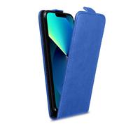 Coque pour Apple iPhone 13 en BLEU CÉLESTE Housse de protection Étui au design flip en similicuir lisse