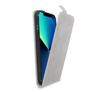 Coque pour Apple iPhone 13 en GRIS ROCHE Housse de protection Étui au design flip en similicuir lisse