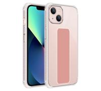 Coque pour Apple iPhone 13 en ROSE Housse de protection Étui en silicone TPU flexible avec support et fonction stand