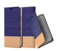 Coque pour Apple iPhone 13 - CADORABO - Housse en BLEU FONCÉ MARRON - Souple - Aimantée