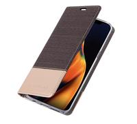 Coque pour Apple iPhone 13 en ANTHRACITE OR Housse de protection Étui avec fermeture magnétique, fonction de support et compartiment pour carte