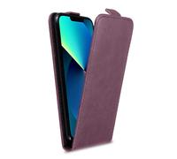 Coque pour Apple iPhone 13 MINI en VIOLET LILAS Housse de protection Étui au design flip en similicuir lisse