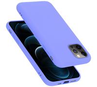 cadorabo Coque Compatible avec Apple iPhone 13 Mini, Étui Housse en Silicone- Coque pour iPhone 13 Mini- Protection Antichoc, Anti-Empreintes- TPU Housse de Protection - Mat Liquid Light Purple