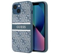 Guess Housse 4G Stripe Bleu - iPhone 13 Mini