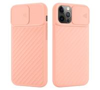 Coque pour Apple iPhone 13 PRO en Mat Rose Housse de protection Étui en silicone TPU flexible et avec protection pour appareil photo