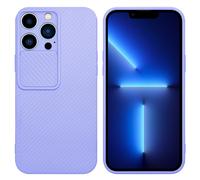 Coque pour Apple iPhone 13 PRO en Bonbon Lilas Housse de protection Étui en silicone TPU flexible et avec protection pour appareil photo