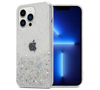 Coque - CADORABO - Apple iPhone 13 PRO - Transparent avec Paillettes - Ultra fin - Silicone TPU