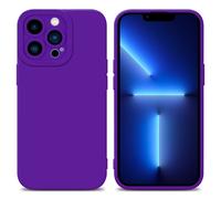 Coque pour Apple iPhone 13 PRO MAX en FLUID VIOLET FONCÉ Housse de protection Étui en silicone TPU flexible
