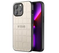 Coque pour Apple iPhone 13 Pro PU Croco Beige