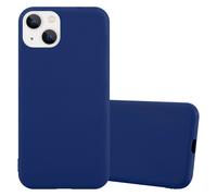 Coque pour Apple iPhone 14 en CANDY BLEU FONCÉ Housse de protection Étui en silicone TPU flexible