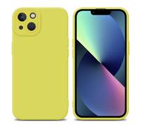 Coque pour Apple iPhone 14 en FLUID JAUNE Housse de protection Étui en silicone TPU flexible