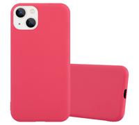Coque pour Apple iPhone 14 en CANDY ROUGE Housse de protection Étui en silicone TPU flexible