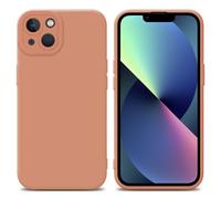 Coque pour Apple iPhone 14 en FLUID ORANGE CLAIR Housse de protection Étui en silicone TPU flexible